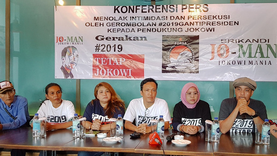 Relawan Jokowi Tuding Massa #2019GantiPresiden Pendukung Anies 