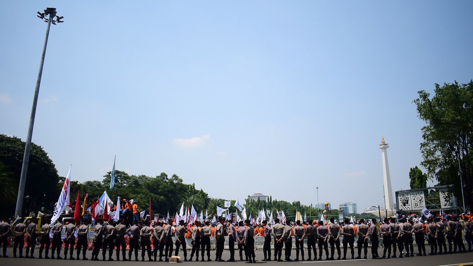 Polri Sebut Peringatan May Day di Jakarta Berjalan Aman