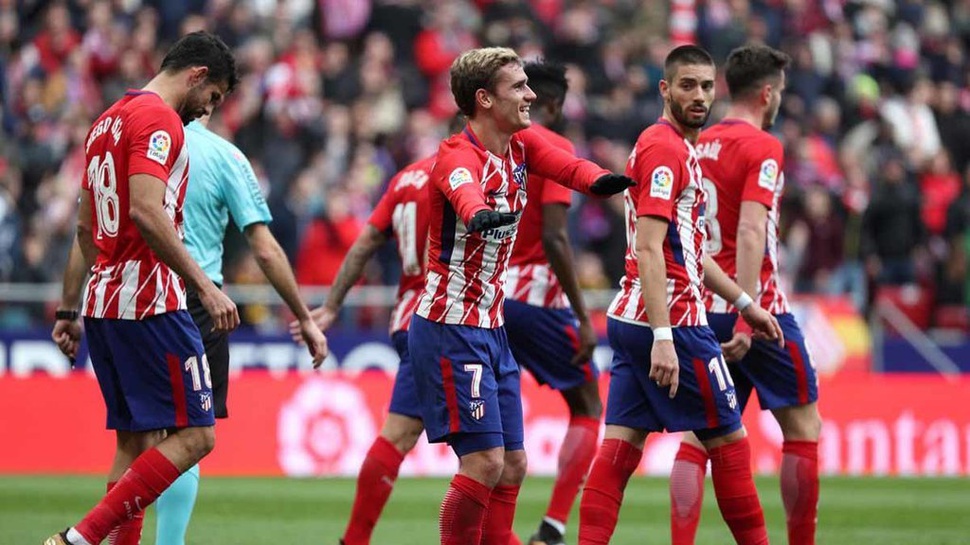 Hasil Atletico vs Celta Vigo: Babak Pertama Unggul Lewat Griezmann
