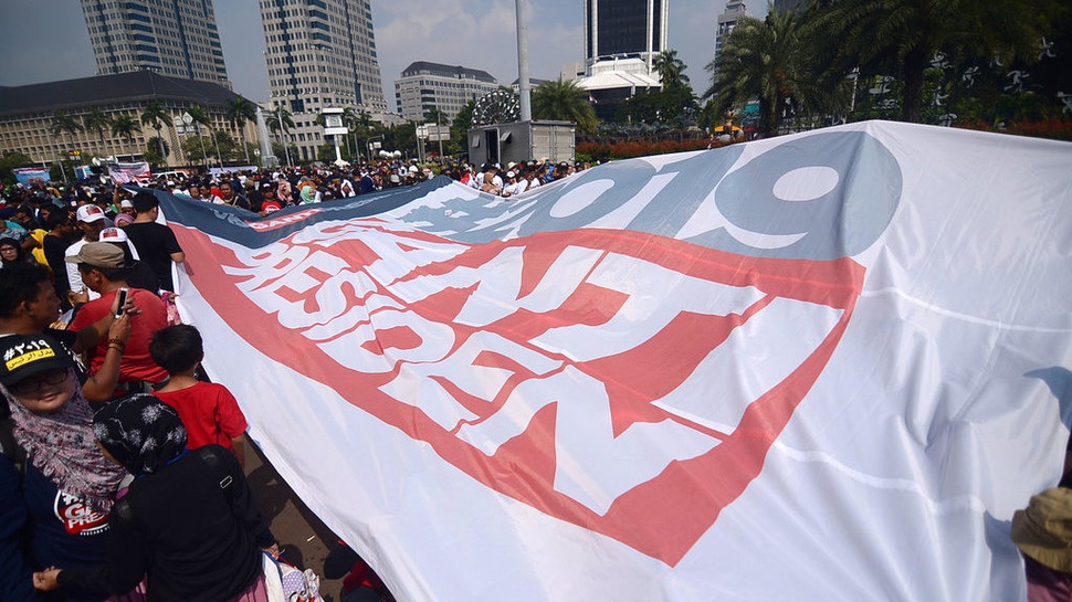 KPU Tak Persoalkan Spanduk #2019GantiPresiden dan #Jokowi2Periode