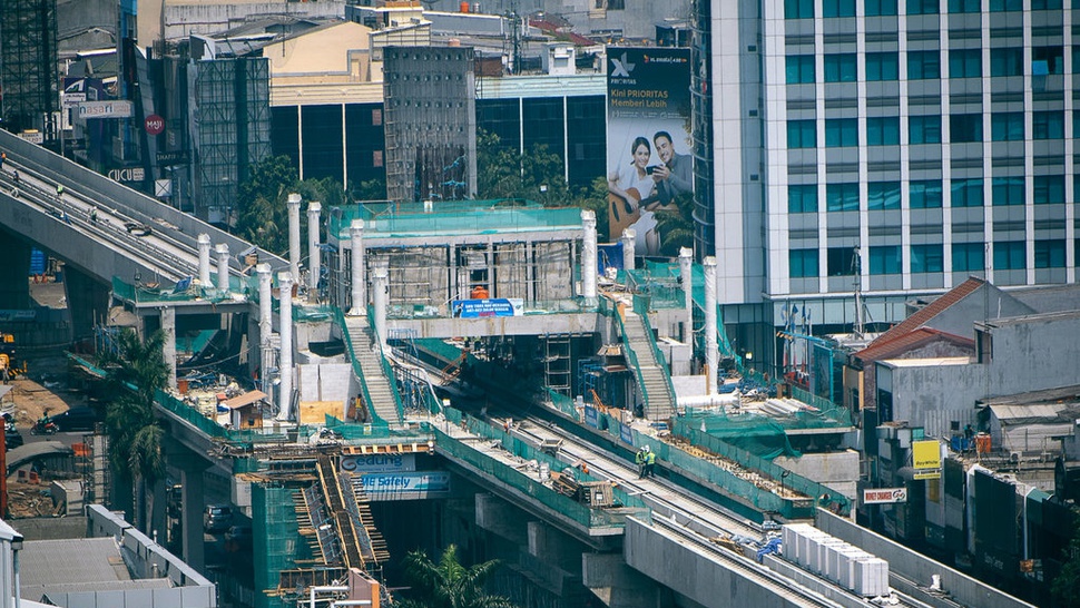 Pembangunan LRT Tahap II Sampai ke Blok G Tanah Abang