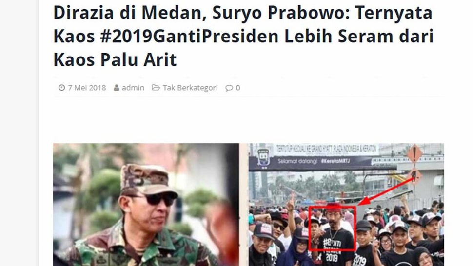 Konteks yang Hilang dari Larangan #2019GantiPresiden di CFD Medan  
