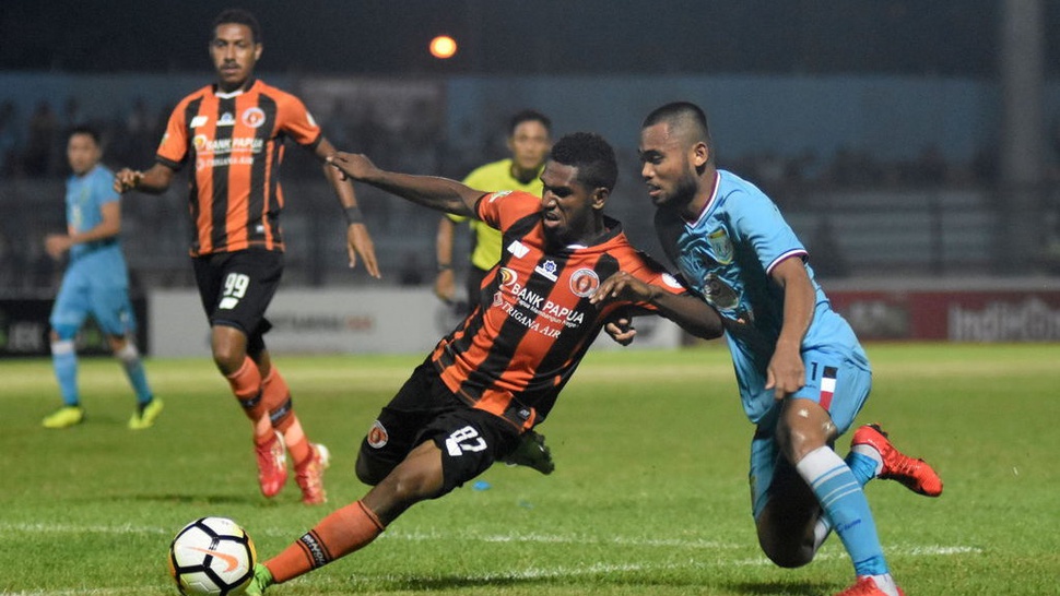 Hasil Liga 1 2018: Perseru Serui Menang Meyakinkan atas Borneo FC
