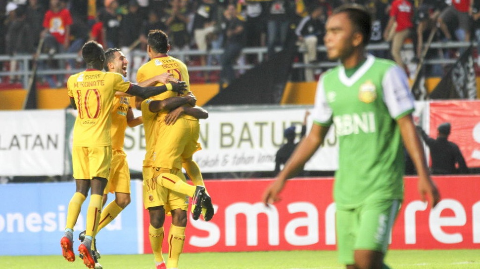 Hasil Sriwijaya FC vs Bali United: Babak 1 Diwarnai Gol Bunuh Diri