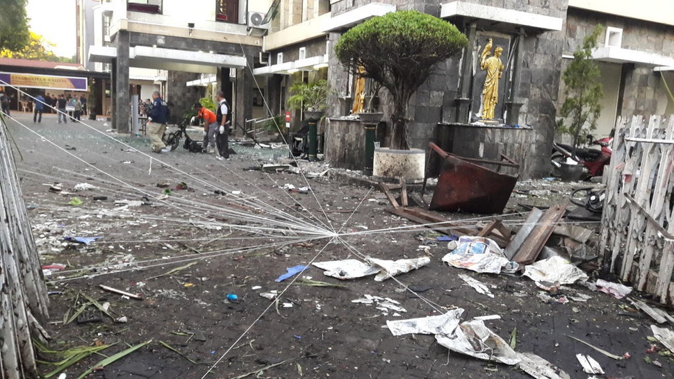Ledakan Diduga Bom Terjadi di Sidoarjo, Minggu Malam