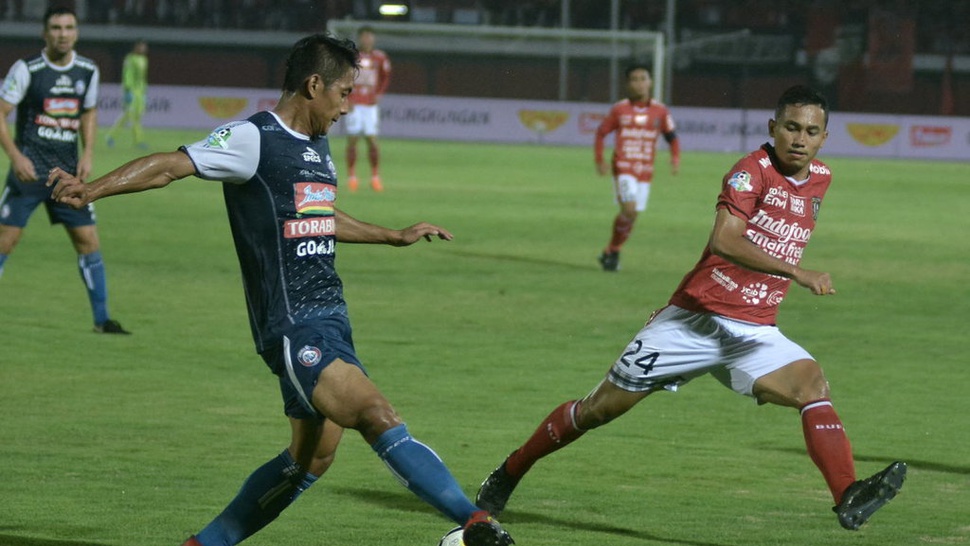 Live Streaming Indosiar: Arema FC vs Bali United di Liga 1 Hari Ini
