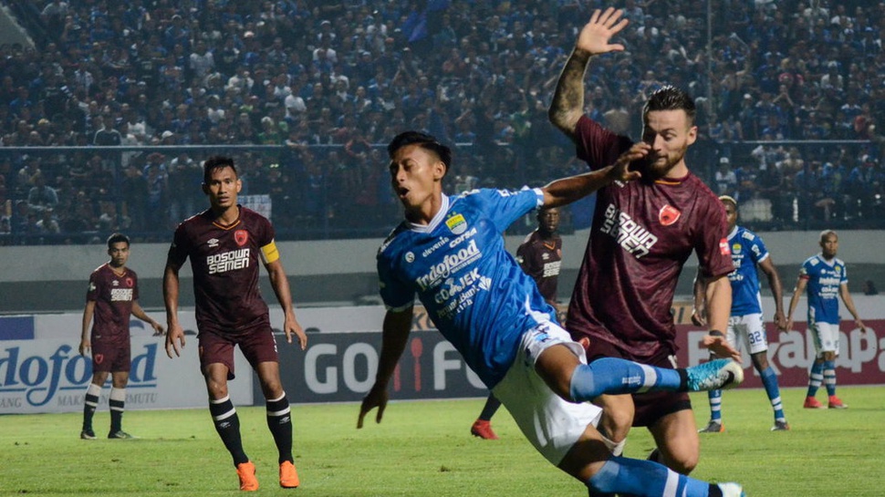 Hasil Persib Kontra PSKC di Piala Indonesia 2018, Babak I Skor 1-1