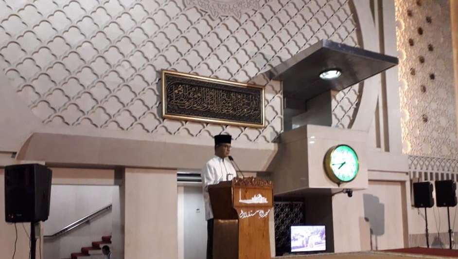 Anies Sebut Tarawih Akbar di Istiqlal Dihadiri 40 Ribu Jemaah