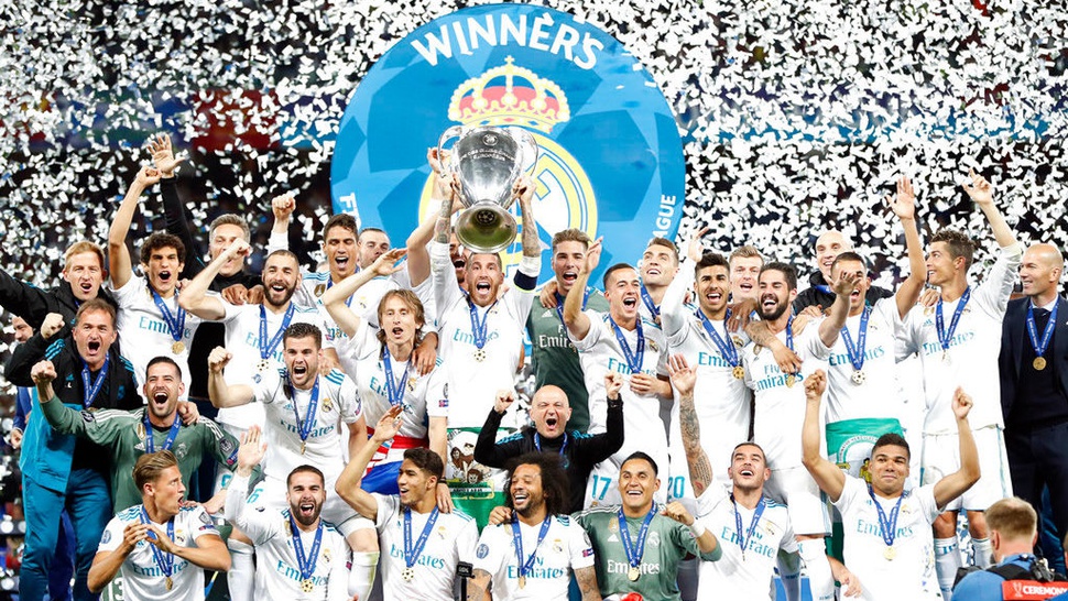 8 Pemain Real Madrid Masuk Skuat Terbaik Liga Champions 2017-2018