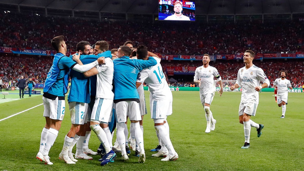 Hasil Real Madrid vs Getafe La Liga Spanyol 2018, Babak I Skor 1-0