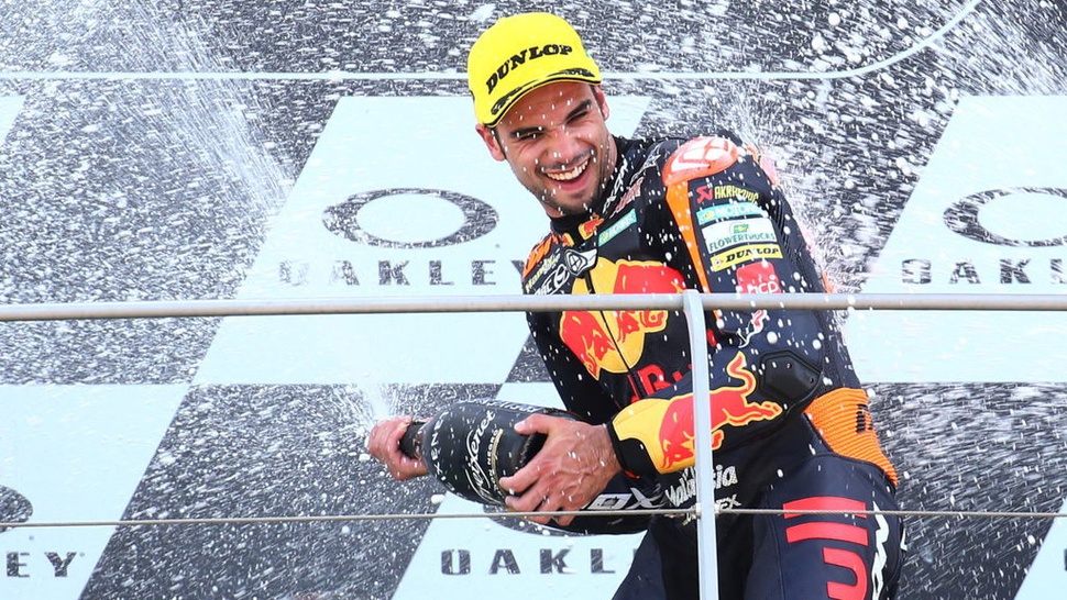 Hasil Moto2 GP Spanyol 2019: Baldassarri Juara, Dimas Ekky Crash