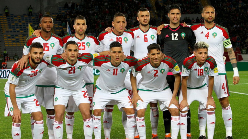 Profil Timnas Maroko di Piala Dunia 2018 Rusia
