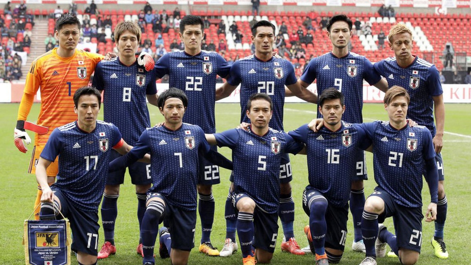 Skuat Timnas Jepang di Piala Dunia 2018 Rusia