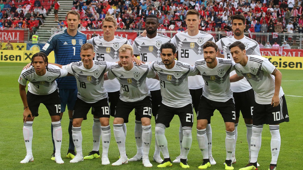 Skuat Jerman di Piala Dunia 2018, Andalkan Kross dan Ozil
