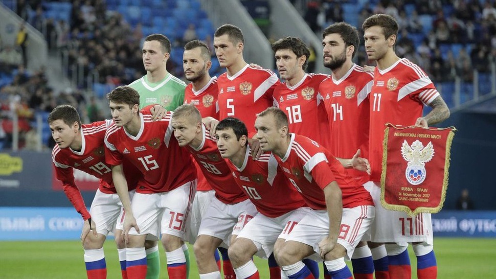 Daftar Pemain Timnas Sepakbola Rusia: Hanya Dua yang Ekspatriat