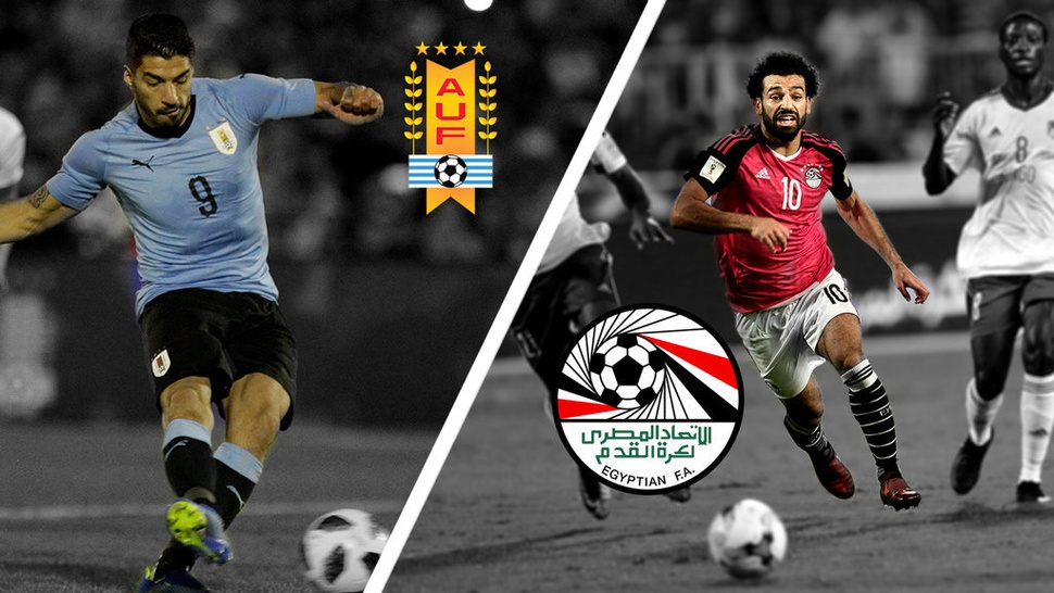 Live: Mesir vs Uruguay di Piala Dunia 2018 Grup A