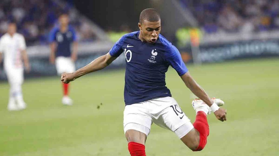 Gol ke-12 Mbappe untuk Perancis di Usia 19 Tahun