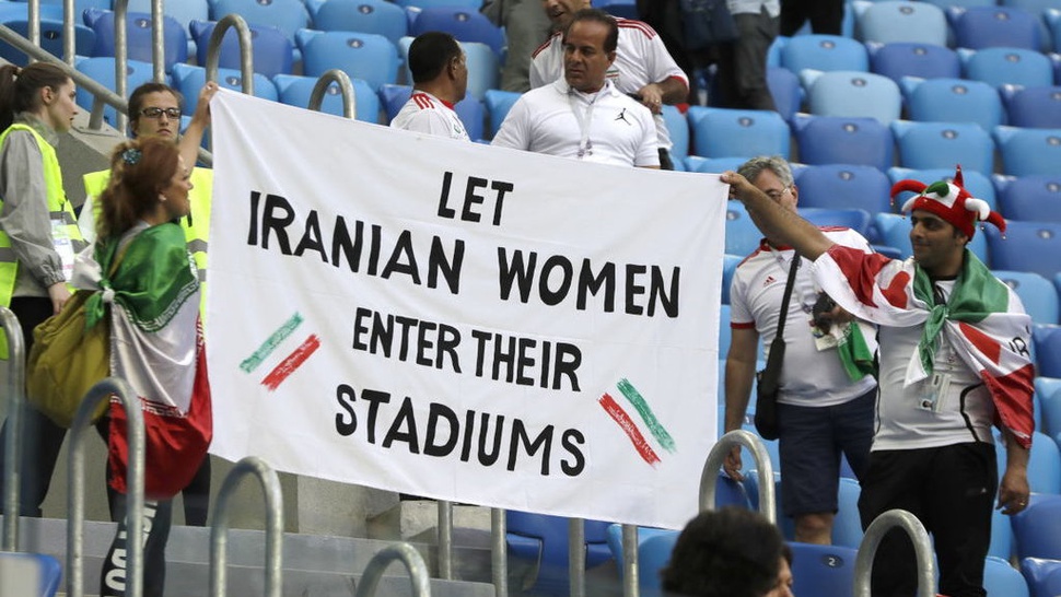 Ada Penonton Wanita Fans Iran di Stadion Piala Dunia 2018