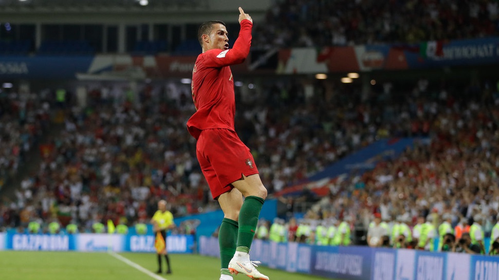 Ronaldo Jadi Pencetak Hattrick Tertua Piala Dunia 2018