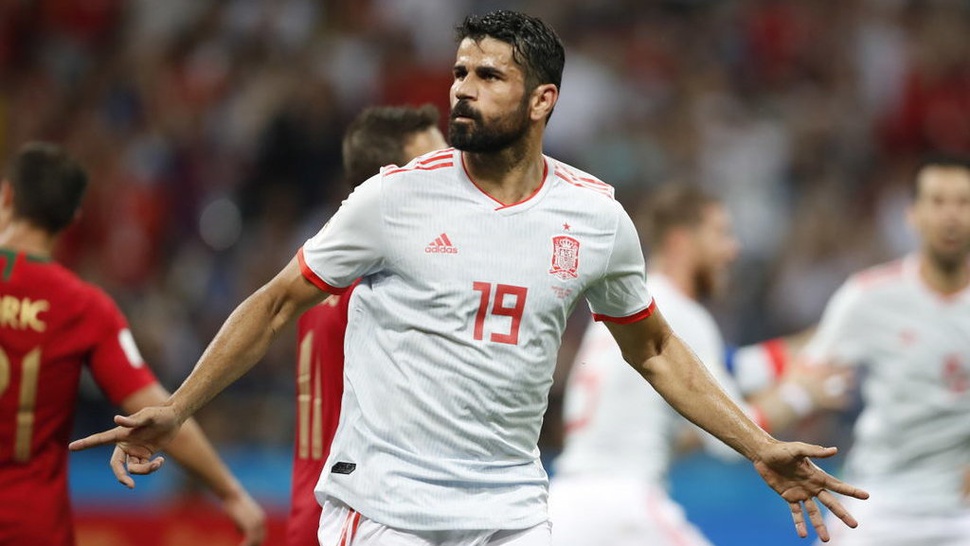 Jelang Spanyol vs Maroko: Kans Diego Costa Tambah Gol Terbuka Lebar