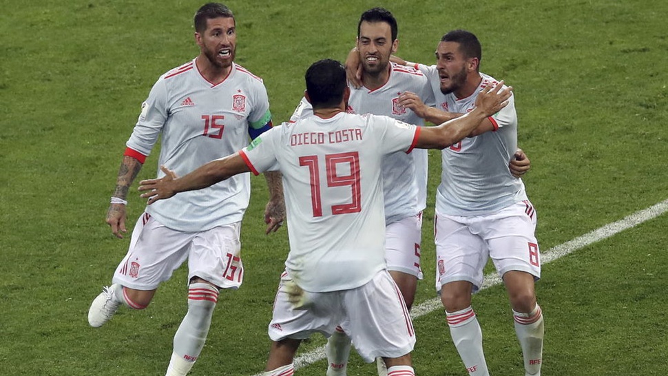 Hasil Iran vs Spanyol di Piala Dunia 2018 Skor Akhir 0-1