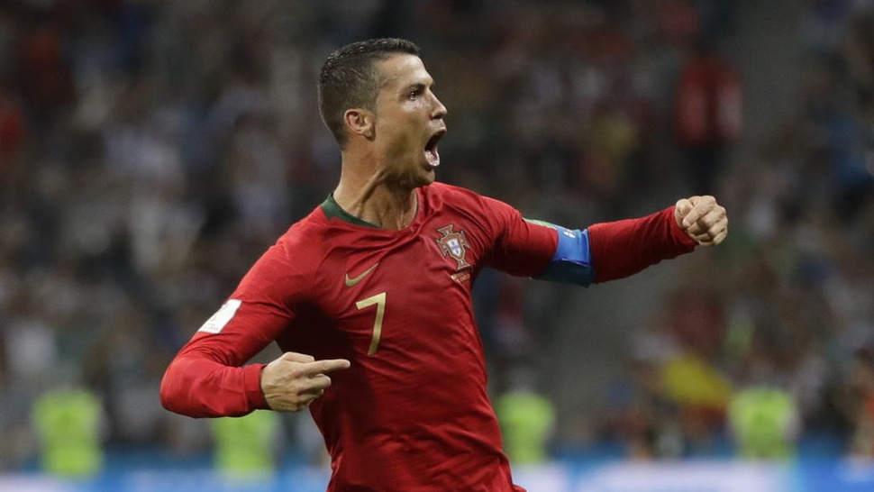 Cristiano Ronaldo Pimpin Daftar Top Skor Sementara Piala Dunia 2018