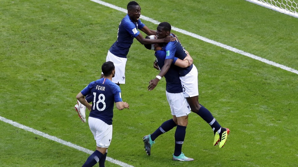 Hasil Piala Dunia 2018: Perancis vs Peru Skor Akhir 1-0