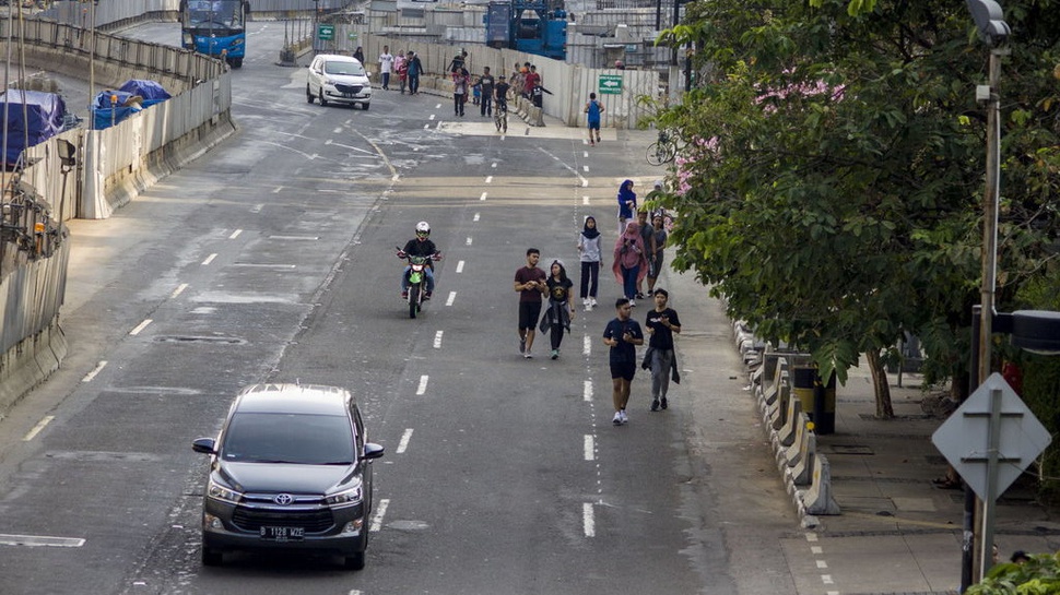 Libur Lebaran 2018: Jalan Protokol Jakarta Pusat Mulai Ramai