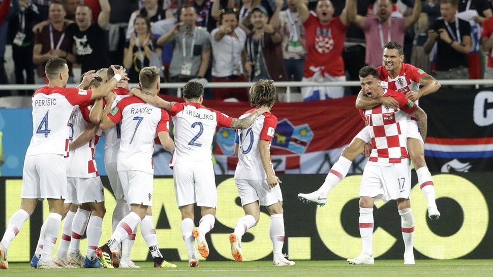 Hasil Piala Dunia 2018: Tumbangkan Nigeria, Kroasia Pimpin Grup D