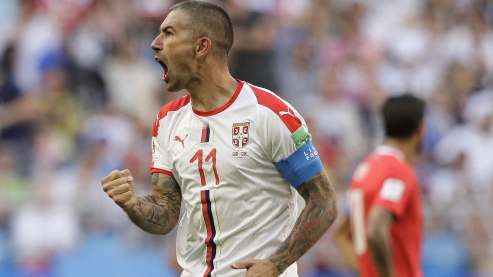 Kosta Rika vs Serbia: Kolarov Kapten Tim Kedua Penentu Kemenangan