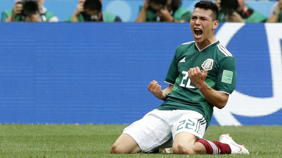 Gempa Guncang Mexico Usai Lozano Cetak Gol ke Gawang Jerman