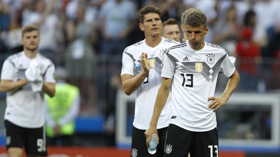Kalah dari Meksiko, Peluang Juara Jerman di Piala Dunia 2018 Tipis