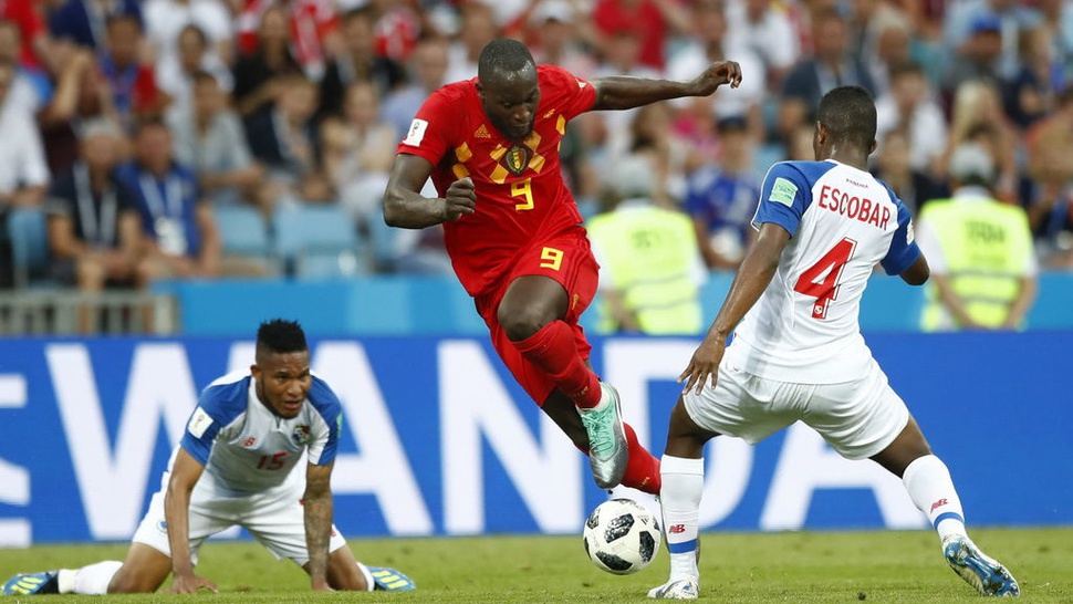 Dua Gol Romelu Lukaku Bawa Belgia Menang Atas Panama