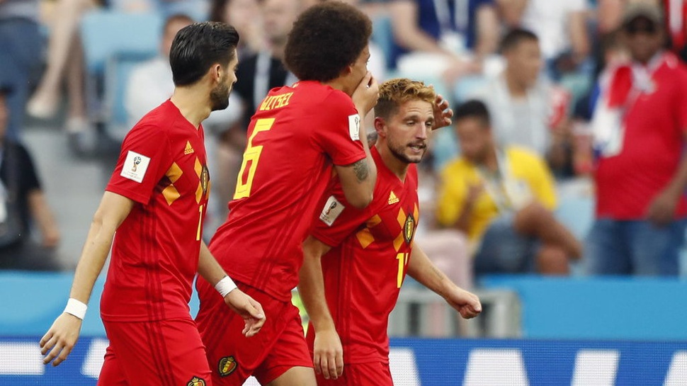 Belgia vs Panama 3-0, Gol Dries Mertens Samai Rekor Marc Wilmots