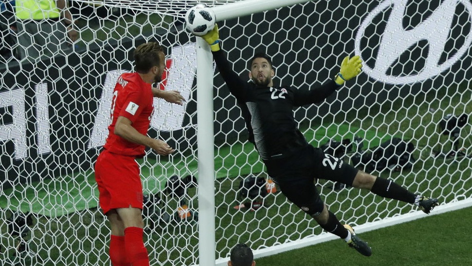 Hasil Inggris vs Tunisia di Piala Dunia 2018 Skor Babak Pertama 1-1