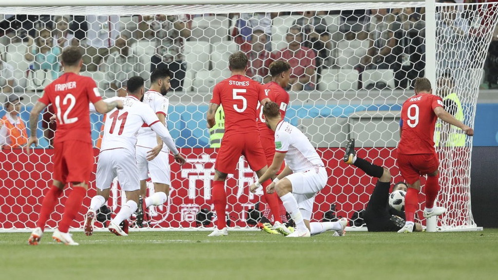 Gol Debut Duo Debutan: Hasil Tunisia vs Inggris