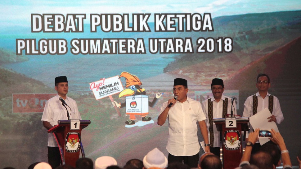 Hasil Quick Count Pilgub Sumatera Utara 2018 