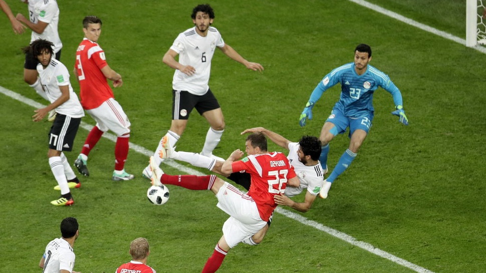 Hasil Piala Dunia: Rusia Menang, Peluang Mesir Lolos Grup A Menipis