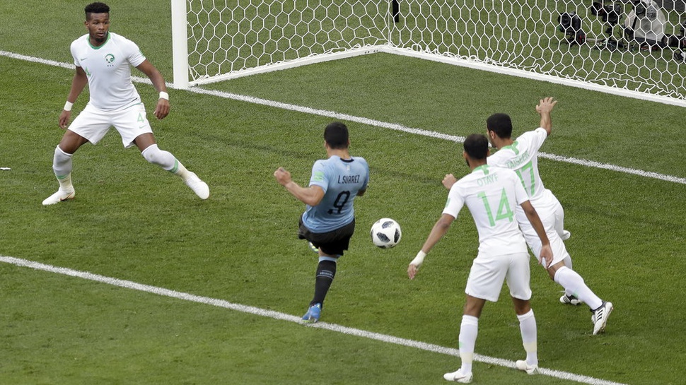Hasil Uruguay vs Arab Saudi Skor Akhir 1-0 Berkat Gol Luis Suarez 
