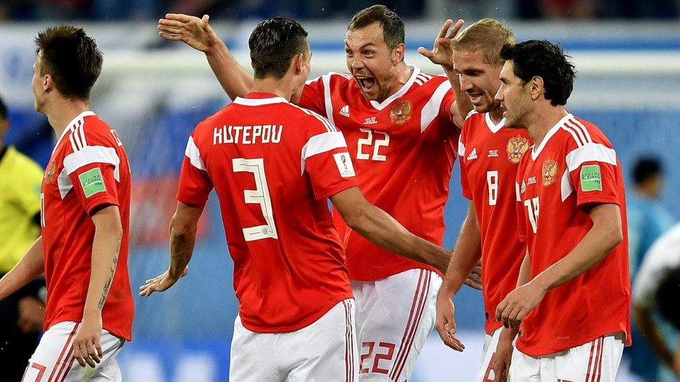 Klasemen Piala Dunia 2018 Grup A: Rusia Buka Peluang ke 16 Besar