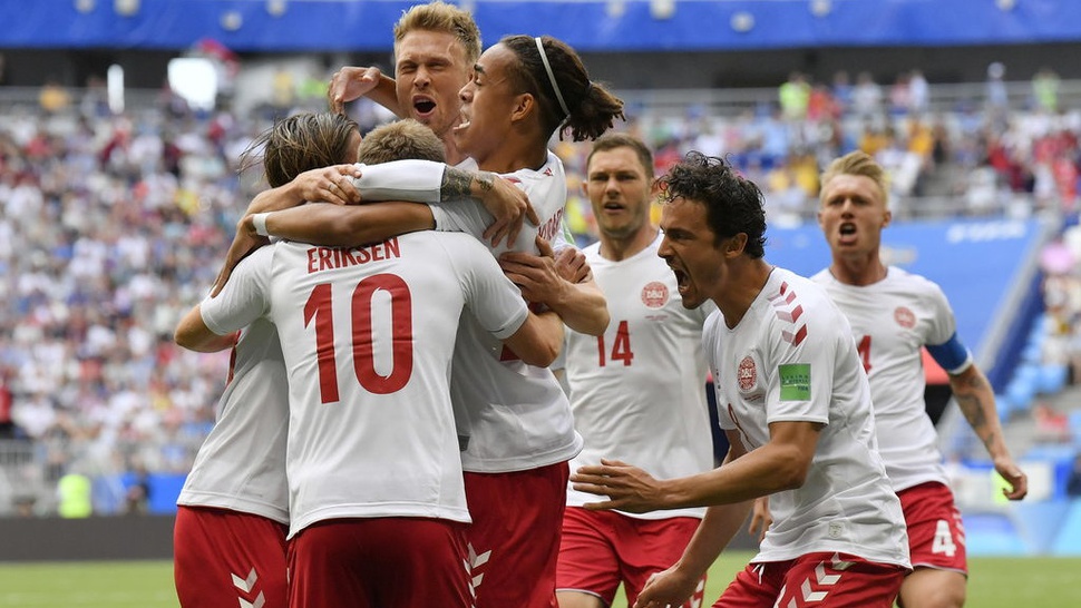 Sejarah Pertemuan Inggris vs Denmark, Head to Head, & Rekor di EURO