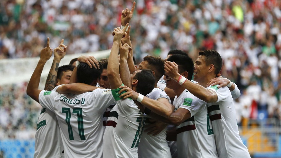 Hasil Korsel vs Meksiko di Piala Dunia 2018 Skor Babak Pertama 0-1