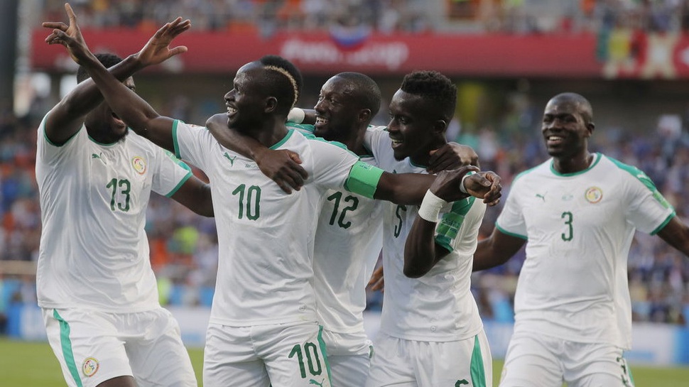 Piala Dunia 2018: Senegal vs Jepang Hasil Babak Pertama Skor 1-1