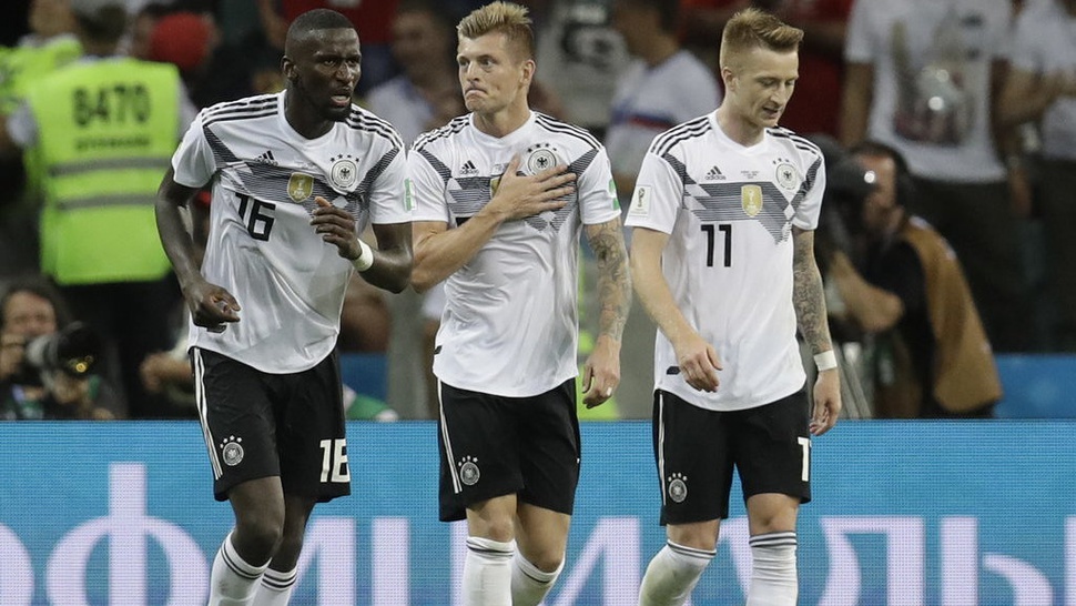 Starting Line-up Korea Selatan vs Jerman: Duel Son vs Kroos