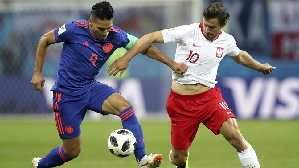 Hasil Polandia vs Kolombia Piala Dunia 2018 Skor Babak Pertama 0-1