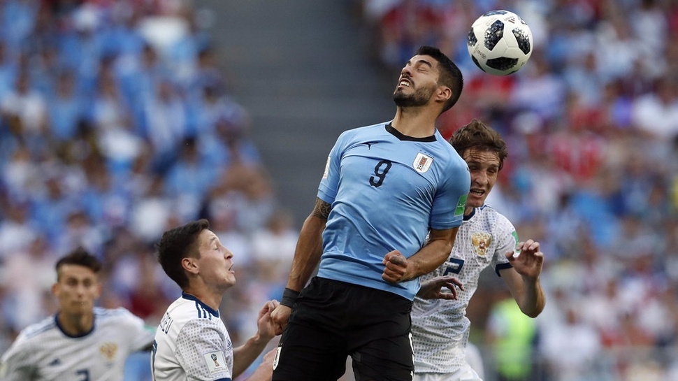 Hasil Uruguay vs Rusia Skor Akhir 3-0, Lolos Sebagai Juara Grup A