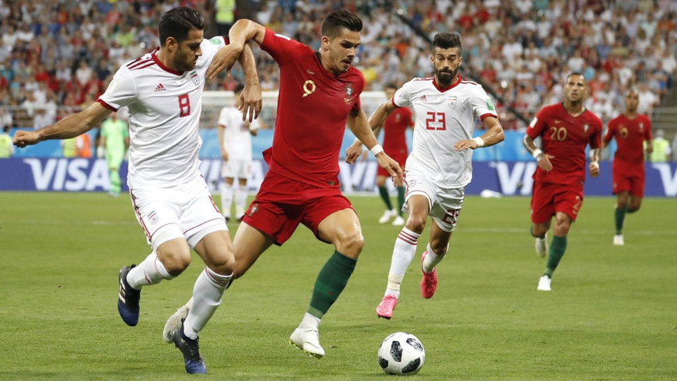 Hasil Piala Dunia 2018: Portugal vs Iran Skor Akhir 1-1 di Grup B