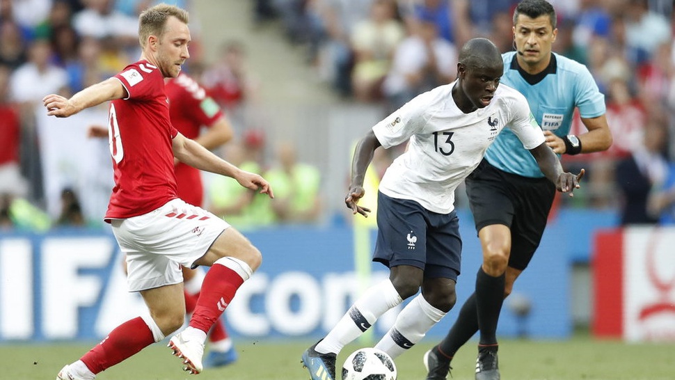 Jelang Perancis vs Belgia, N'Golo Kante Bisa Matikan Eden Hazard