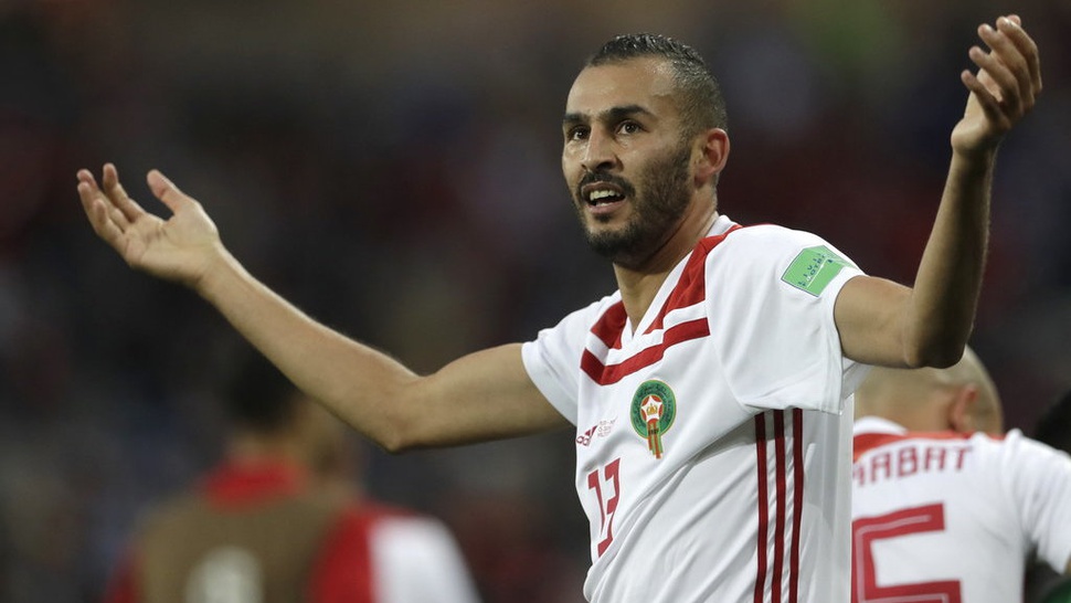 Khalid Boutaib Akhiri 20 Tahun Puasa Gol Maroko di Piala Dunia