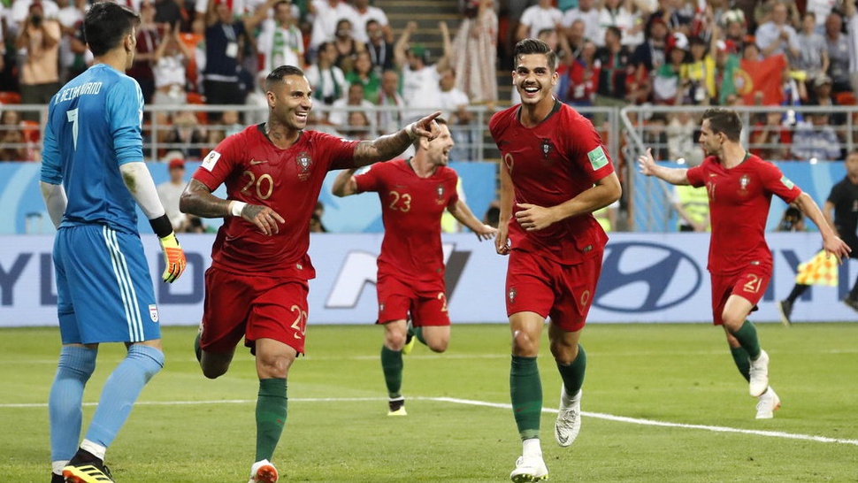 Iran vs Portugal: Quaresma Cetak Gol Perdana di Piala Dunia 2018